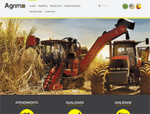 Tablet Screenshot of agrimix.com.br